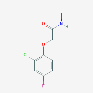 molecular formula C9H9ClFNO2 B1394097 2-(2-Chloro-4-fluorophenoxy)-N-methylacetamide CAS No. 153201-27-5