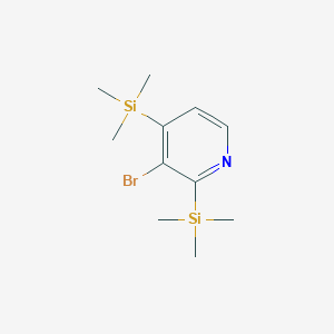 3-Bromo-2,4-bis(trimethylsilyl)pyridine