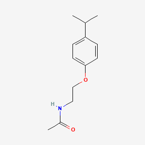 molecular formula C13H19NO2 B1394101 N-[2-(4-isopropylphenoxy)ethyl]acetamide CAS No. 1212060-85-9