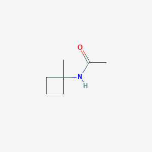 molecular formula C7H13NO B1394115 N-(1-methylcyclobutyl)acetamide CAS No. 98435-32-6