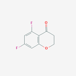 molecular formula C9H6F2O2 B1394127 5,7-二氟色满-4-酮 CAS No. 844648-22-2