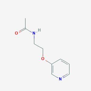 molecular formula C9H12N2O2 B1394134 N-[2-(pyridin-3-yloxy)ethyl]acetamide CAS No. 1212061-25-0