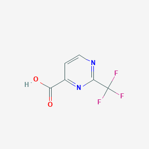 molecular formula C6H3F3N2O2 B1394137 2-(Trifluoromethyl)pyrimidine-4-carboxylic acid CAS No. 878742-59-7
