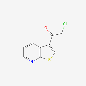 molecular formula C9H6ClNOS B13941376 2-Chloro-1-(thieno[2,3-b]pyridin-3-yl)ethan-1-one CAS No. 53175-01-2