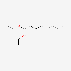 molecular formula C12H24O2 B13941404 2-Octene, 1,1-diethoxy- CAS No. 54306-01-3