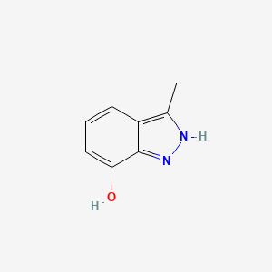 molecular formula C8H8N2O B1394141 3-methyl-1H-indazol-7-ol CAS No. 1131595-36-2
