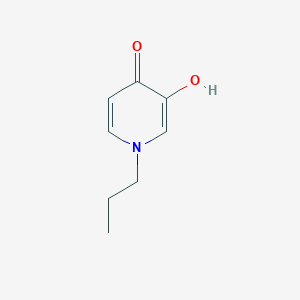 molecular formula C8H11NO2 B13941432 3-Hydroxy-1-propyl-4(1H)-pyridinone CAS No. 104764-52-5