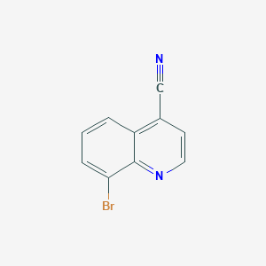 molecular formula C10H5BrN2 B1394144 8-Bromoquinoline-4-carbonitrile CAS No. 1190315-89-9