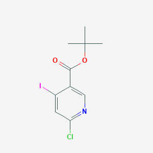 molecular formula C10H11ClINO2 B13941466 tert-Butyl 6-chloro-4-iodonicotinate 