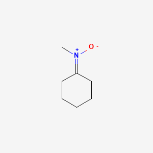 molecular formula C7H13NO B13941479 Methanamine, N-cyclohexylidene-, N-oxide CAS No. 58751-78-3