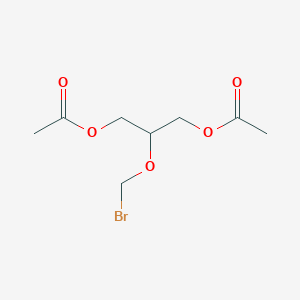 molecular formula C8H13BrO5 B13941498 2-(bromomethoxy)-1,3-Propanediol 1,3-diacetate CAS No. 86357-15-5