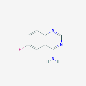 molecular formula C8H6FN3 B1394156 6-Fluoroquinazolin-4-amine CAS No. 1190320-08-1