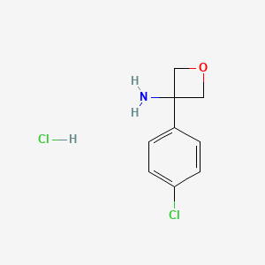 3-(4-Chlorophenyl)oxetan-3-amine hydrochloride