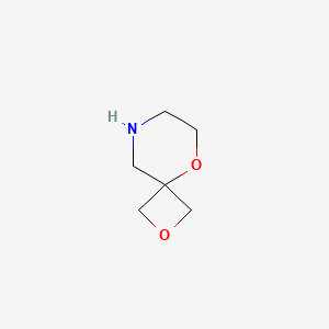 molecular formula C6H11NO2 B1394163 2,5-Dioxa-8-azaspiro[3.5]nonane CAS No. 1184185-17-8