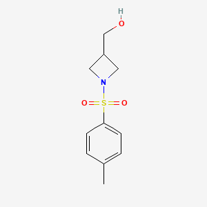 molecular formula C11H15NO3S B13941660 (1-Tosylazetidin-3-yl)methanol 