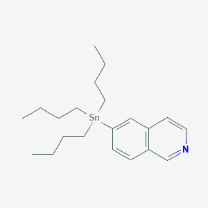 molecular formula C21H33NSn B1394170 6-(Tributylstannyl)isoquinoline CAS No. 220514-06-7