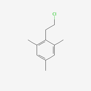 molecular formula C11H15Cl B1394172 2-(2-Chloroethyl)-1,3,5-trimethylbenzene CAS No. 25692-16-4