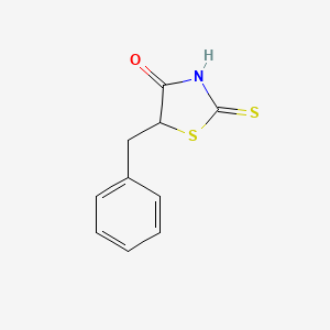 molecular formula C10H9NOS2 B13941751 5-Benzyl-2-thioxothiazolidin-4-one 