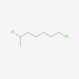 molecular formula C7H14Cl2 B13941774 1,6-Dichloroheptane CAS No. 56375-91-8