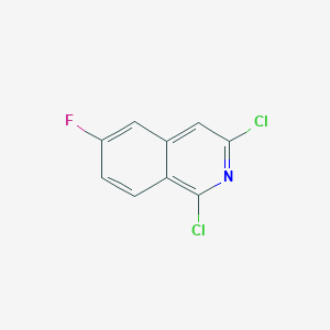 molecular formula C9H4Cl2FN B1394183 1,3-二氯-6-氟异喹啉 CAS No. 1041423-26-0