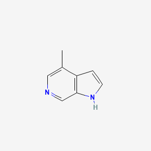 molecular formula C8H8N2 B1394184 4-甲基-1H-吡咯并[2,3-c]吡啶 CAS No. 1190321-86-8