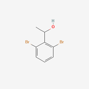 molecular formula C8H8Br2O B13941931 1-(2,6-Dibromophenyl)ethanol 