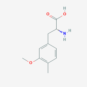 molecular formula C11H15NO3 B13941937 (2R)-2-Amino-3-(3-methoxy-4-methylphenyl)propanoic acid CAS No. 781602-42-4