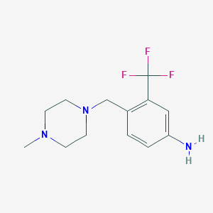 molecular formula C13H18F3N3 B1394198 AP24592 CAS No. 694499-26-8