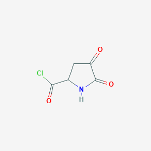 molecular formula C5H4ClNO3 B13942006 4,5-Dioxoprolyl chloride CAS No. 64154-86-5