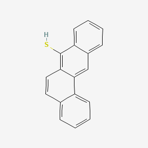 molecular formula C18H12S B13942021 BENZ(a)ANTHRACENE-7-THIOL CAS No. 63018-57-5