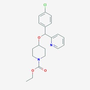 Ethyl 4-((4-chlorophenyl)(pyridin-2-yl)methoxy)piperidine-1-carboxylate