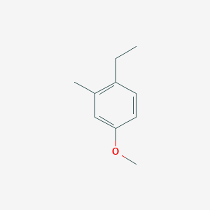 molecular formula C10H14O B13942077 1-Ethyl-4-methoxy-2-methylbenzene CAS No. 61000-06-4