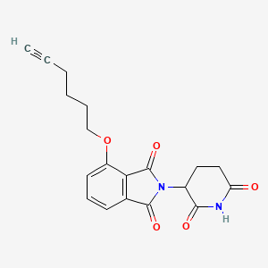 molecular formula C19H18N2O5 B13942091 Thalidomide-O-C4-alkyne 