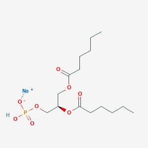 Sodium (2R)-2,3-bis(hexanoyloxy)propyl hydrogen phosphate