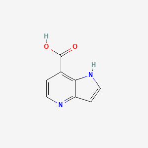 molecular formula C8H6N2O2 B1394220 1H-pyrrolo[3,2-b]pyridine-7-carboxylic acid CAS No. 1190319-18-6