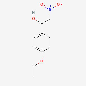 molecular formula C10H13NO4 B13942232 1-(4-Ethoxyphenyl)-2-nitroethan-1-ol CAS No. 408306-89-8