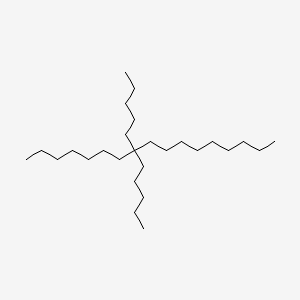 molecular formula C27H56 B13942270 8,8-Dipentylheptadecane CAS No. 55282-28-5