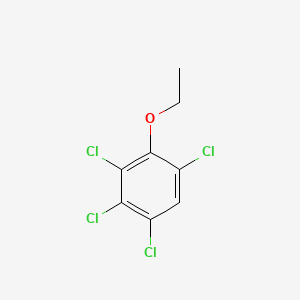 molecular formula C8H6Cl4O B13942403 2,3,4,6-Tetrachlorophenetole CAS No. 56818-02-1