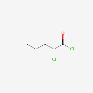molecular formula C5H8Cl2O B13942567 Pentanoyl chloride, 2-chloro- CAS No. 61589-68-2