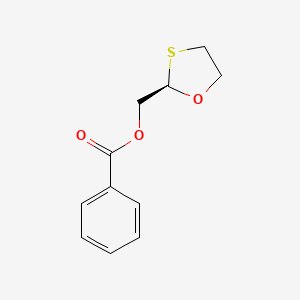 molecular formula C11H12O3S B1394258 (2R)-1,3-oxathiolan-2-ylmethyl benzoate CAS No. 372112-46-4
