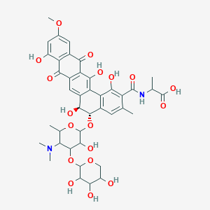 molecular formula C41H46N2O18 B139426 N,N-Dimethylpradimicin C CAS No. 127985-24-4