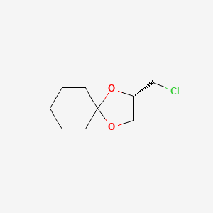 molecular formula C9H15ClO2 B1394263 (S)-2-(Chloromethyl)-1,4-dioxaspiro[4.5]decane CAS No. 1098589-87-7