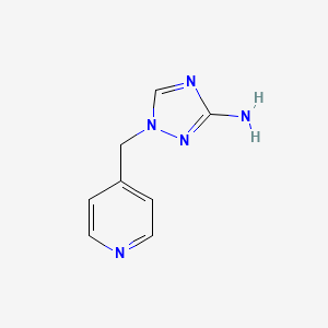 molecular formula C8H9N5 B1394269 1-(pyridin-4-ylmethyl)-1H-1,2,4-triazol-3-amine CAS No. 1182736-00-0