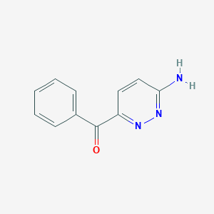 molecular formula C11H9N3O B139427 (6-Aminopyridazin-3-YL)(phenyl)methanone CAS No. 146233-35-4
