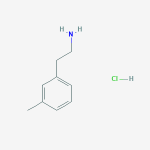 molecular formula C9H14ClN B1394270 3-Methylphenethylamine Hydrochloride CAS No. 5470-40-6