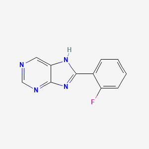 8-(2-fluorophenyl)-9H-purine