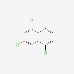 molecular formula C10H5Cl3 B13942771 1,3,5-Trichloronaphthalene CAS No. 51570-43-5