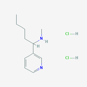 N-Methyl-1-(3-pyridinyl)-1-pentanamine dihydrochloride