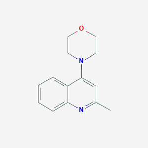 molecular formula C14H16N2O B13942884 2-Methyl-4-morpholinoquinoline 