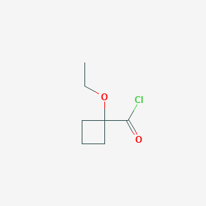 molecular formula C7H11ClO2 B13942892 1-Ethoxycyclobutane-1-carbonyl chloride CAS No. 70339-22-9